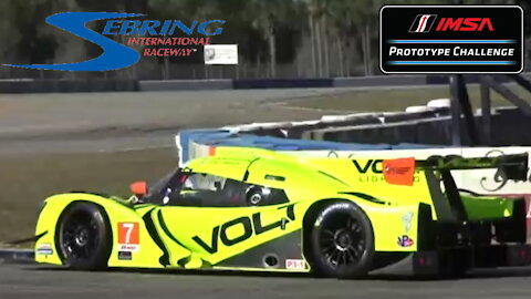 IMSA prototype challenge race at sebring raceway 2021