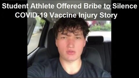 NCAA Student Golfer Has Heart Disease after COVID Shot - Offered Bribe to Silence Story (Sep. 2021)