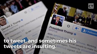 Trump Wins Lawsuit Over Tweets