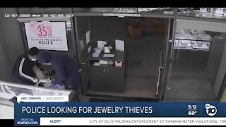 Police looking for jewelry thieves