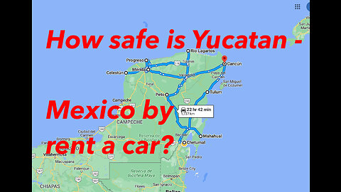 How safe is Yucatan Mexico as a foreigner traveling by rent a car?