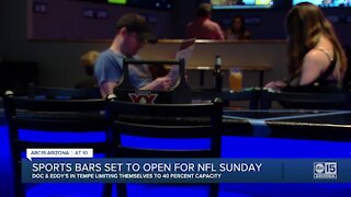 Sports bars set to open for Sunday football, while meeting COVID guidelines