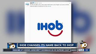 IHOP returns to original name