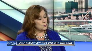 Call 4 Action volunteers busy with scam calls