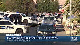 PD: Man shot during incident with Phoenix police near 43rd Avenue and Thunderbird Road