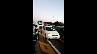 Fuel price protestors block KZN roads (cGk)