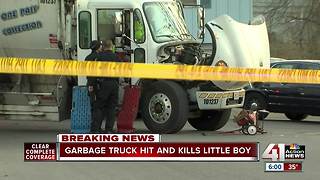 Garbage truck hits, kills 8-year-old boy in KCMO