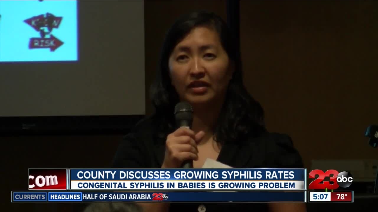 Health Department says congenital syphilis in babies continues to be a growing problem