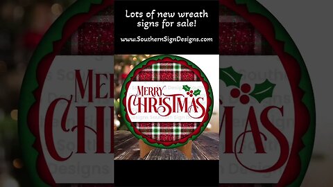 New wreath signs! #christmascrafts #diy #wreath #christmaswreath #christmaswreathdiy #diywreath