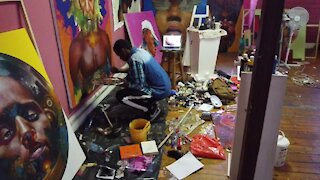 SOUTH AFRICA - Cape Town - Visual Artist Loyiso Mkize (Video) (rBB)