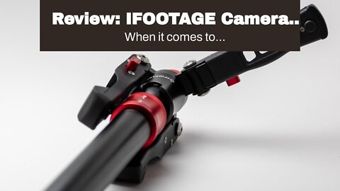 Review: IFOOTAGE Camera Monopod Professional 71" Aluminum Telescoping Video Monopods with Tripo...