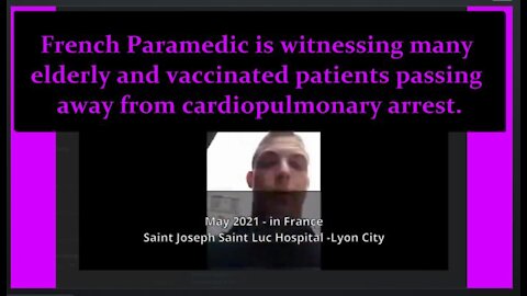 French Paramedic Wonders Why All His (Vaccinated) Elderly Patients Are Dying From Massive Strokes?