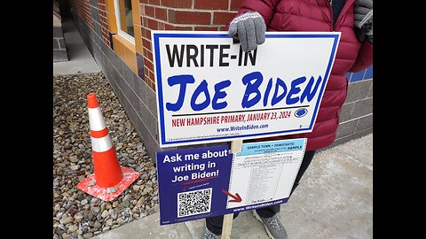Biden Sign Holder asked about Joe Screwing his Kids