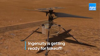 The first flight on Mars is getting ready for takeoff