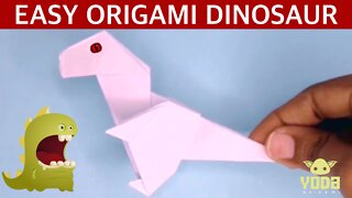 How To Make an Origami Dinosaur - Easy And Step By Step Tutorial