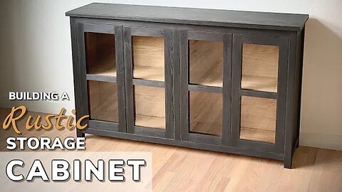 Easy DIY Storage Cabinet Build | How To Build A Wood Storage Cabinet
