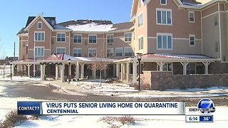 Centennial senior living facility under quarantine following outbreak of unknown virus