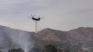 KCFD battling brush fire in Golden Hills, near Tehachapi