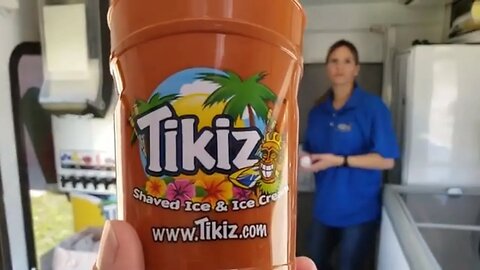 Mobile Snowcone Truck, Tikiz Shaved Ice and Ice Cream
