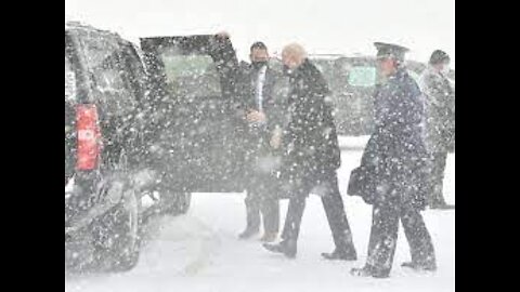Biden Stranded on Air Force One After Severe Snowstorm Strikes US Mid-Atlantic