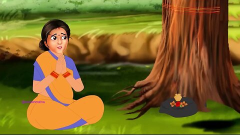 पीपल के पेड़ की पूजा_-pipal tree ka puja || hindi cartoon ||