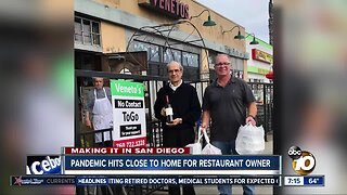 Pandemic hits close to home for Italian restaurant owner