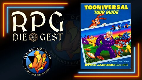 [68-1] - TOONINVERSAL TOUR GUIDE - Toon RPG from SJGames