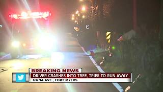 Fort Myers police investigating crash, that ends with chase