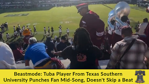 Beastmode: Tuba Player From Texas Southern University Punches Fan Mid-Song, Doesn't Skip a Beat