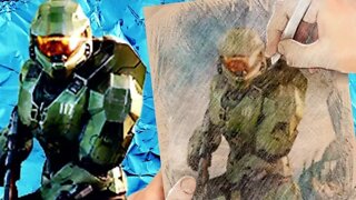 The Halo Infinite Cover Drawing Story