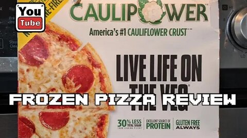 FROZEN PIZZA REVIEW Caulipower ...Live on the Veg #pauliedetmurds