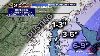 A Winter Storm Heading Towards Maryland