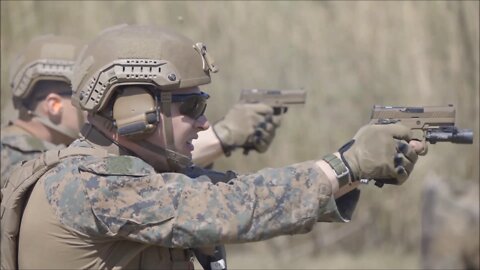 Task Force 61/2 Marines Conduct Weapons Training in Souda Bay, Greece