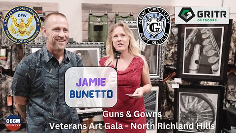 Jamie Bunetto - Guns & Gowns Veteran Art Gala #DFW 2023