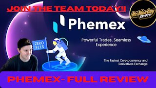 Phemex Tutorial - Full Review and How To Join The Team