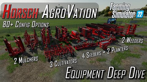 🚨 Horsch AgroVation Pack Equipment Deep Dive 🚨 Farming Simulator 22