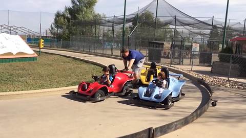 Little Girl Can’t Drive A Racing Car