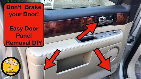 02-06 Lincoln Navigator Door Panel Removal