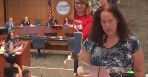 Mom Reads Aloud Purported Assignment Given to Daughter. Board Cuts Her Mic Because It’s Too Obscene.