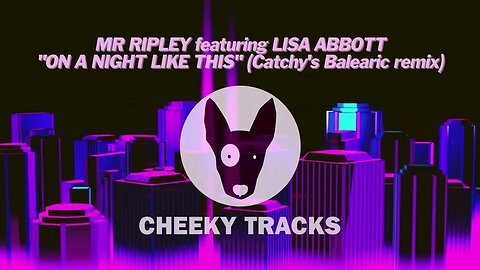 Mr Ripley - On A Night Like This (Catchy's Balearic mix) (Cheeky Tracks) release date 27th October