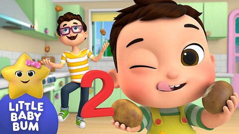 One Potato Two Potato⭐ Baby Max Learning Time! LittleBabyBum - Nursery Rhymes for Kids