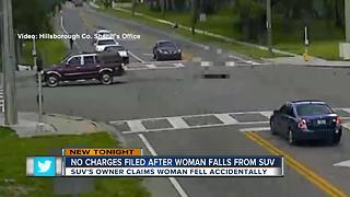 Deputies determine it was an accident when a woman fell from a moving SUV