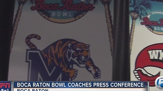 Boca Raton Bowl Coaches Press Conference