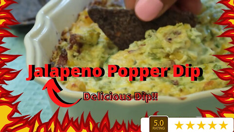 Jalapeno Popper Dip Easy Recipe