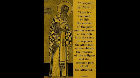 St. Gregory of Nyssa Part 1