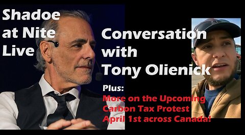 Shadoe at Nite Thurs March 14th/2024 A conversation with Tony Olienick (Coutts 4)