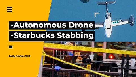 Airbus Autonomous Drone Formation Flight, Vancouver Starbucks Stabbing Police Report
