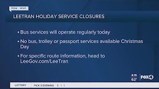 Holiday Office closures in Lee County