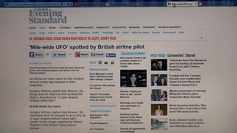 Plane Missing - Flight 370 - UFO - Was Flight 370 Abducted By A Mile Wide UFO? - 2014