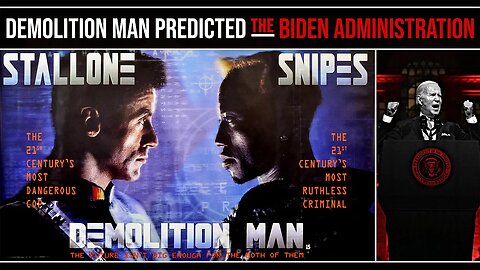 Demolition Man PREDICTED The Biden Authoritarian Regime